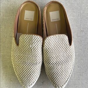 Dolce Vita Woven Slip-On Mule Shoes